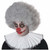 Clown Jumbo Afro Grey Adult Unisex Wig