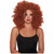 Big Volume Curls 80s Retro Red Women Wig