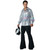 70s Disco Silver Mirrorball Mens Costume Shirt & Hat Set