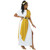 Goddess Toga Yellow & Purple Shawls Womens Costume
