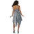70s Disco Dress Black White Sequin Swirl Womens Costume