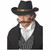 The Gunslinger Western Dark Brown Men Costume Moustache