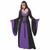 Deluxe Hooded Robe Puple Medieval Witch Gothic Vampire Womens Costume Plus
