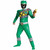 Green Ranger Muscle Power Rangers Dino Charge Superhero Child Boys Costume