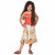 Moana Classic Disney Polynesian Princess Maui Toddler Girls Costume 3T-4T
