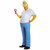 Homer Jay Simpson Deluxe The Simpsons Family Funny Cartoon Mens Costume XL