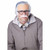 Rude Grandpa Old Man Bald Baldy Grey Professor Men Costume Wig & Moustache