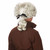 Colonial Man Peruke Judge Colonial Lawyer Barrister Grey Boys Costume Wig