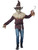 Sadistic Scarecrow Scary Evil Horror Ani-Motion Mask Men Costume