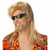 Beach Bro Mens Surfer Dude Blonde Mullet Men Costume Wig