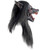 Black Wolf Deluxe Werewolf Monster Horror Adult Mens Costume Overhead Latex Mask