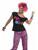 I Love The 80s Remix 1980s Disco Retro Party Women Costume Shirt Top