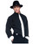 Gangster Striped Shirt 1920s Mafia Mobster Mob Boss Mens Costume Top