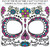 Day Of The Dead Senorita Mexican Sugar Skull Women Costume Girl Face Tattoos