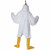 What The Cluck White Chicken Rooster Chick Hen Farm Animal Adult Mens Costume