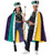 Mardi Gras Cape & Crown Set Moomba Adult Unisex Mens Womens Costume Kit