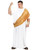 Hail Caesar Julius Toga Roman Greek Men Costume Plus