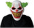 Ha Ha Homocidal Horror Clown Joker Evil Adult Mens Costume Light Up 1/2 Mask
