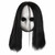 Blank Black Eyes Doll Ghost Horror Halloween Womens Mens Costume Mask