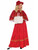 Christmas Caroler Carol Victorian Holiday Festival Dress Adult Womens Costume OS