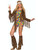 Hippie Shimmy Mini 1970s Hippy Retro Bohemian Adult Womens Costume