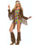 Hippie Shimmy Mini 1970s Hippy Retro Bohemian Adult Womens Costume