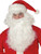 Santa Claus Christmas Xmas Party Dress Up Mens Costume Wig & Beard