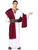 Deluxe Julius Caesar Roman Greek Emperor Toga Party Dress Up Adult Mens Costume