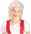 Colonial Lady Belle Victorian 18th Century Olden Day White Girls Costume Wig