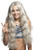 Hippie Hippy Blonde Grey 70s 60s Men Women Costume Wig