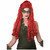 Lethal Beauty Poison Supervillain Red Womens Costume Wig