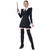 Gothic Mini Dress Wednesday Magic Witch Adult Womens Costume