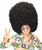Mega Fro Jumbo Afro 70s 80s Disco Black Men Women Costume Wig