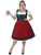 Oktoberfest Fraulein Beer Maid Gretchen German Heidi Womens Costume Plus