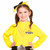 Emma The Wiggles Yellow Book Week Toddler Girls Costume Shoe Bows & Headband