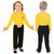 Emma Deluxe The Wiggles Yellow Child Unisex Boys Girls Costume Top & Pants 3-5