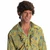 Tight Fro Dark Brown Afro 1970s 1980s Disco Hippie Men Costume Wig
