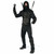 Dark Ninja Deluxe Stealth Japanese Fighter Warrior Martial Art Mens Costume