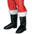 Santa Claus Deluxe Mock Leather Fur Trim Christmas Mens Costume Boot Tops