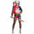 Harley Quinn Suicide Squad Super Villain DC Comics Women Costume Inflatable Bat