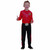 Simon Red Wiggle The Wiggles Deluxe Book Week Dress Up Boys Costume Size 3-5