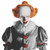 Pennywise IT Movie Horror Clown Mens Costume Orange Wig & Attached Headpiece