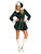 Santa's Helper Green Elf Christmas Sexy Dress Up Hat Women Costume