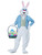 Deluxe Easter Bunny Rabbit Deluxe Mascot Overalls Adult Mens Costume Plus Size