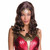 Wonder Woman Classic Batman v Superman Superhero Brown Women Costume Wig