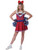 We've Got Spirit Cheerleader School Sport Pom Poms Adult Womens Costume