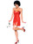 Betty Boop Red Licensed Dress Up Women Costume