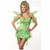 Tinkerbell Tinker Bell Fairy Pixie Deluxe Story Book Week Womens Costume