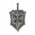 Crusader Knight Medieval Costume Weapon Shield & Sword