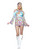 Groovy Go-Go Dancer 1960s Retro Hippie Hippy Disco Women Costume